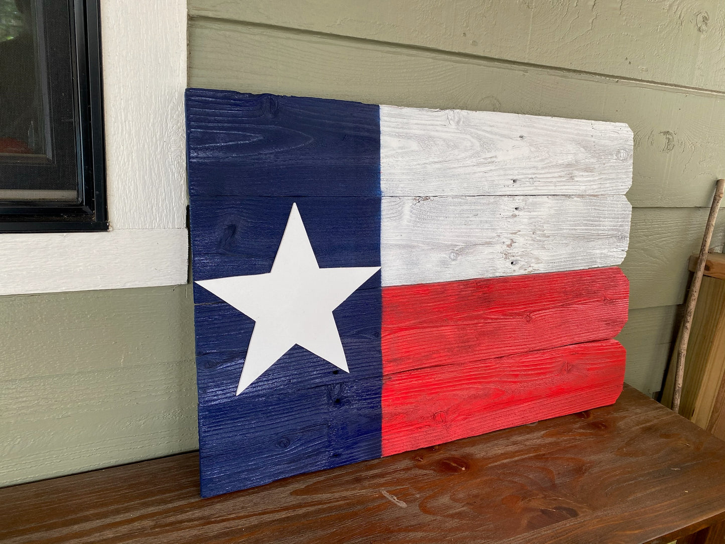 Custom Fence Picket Flag Signs