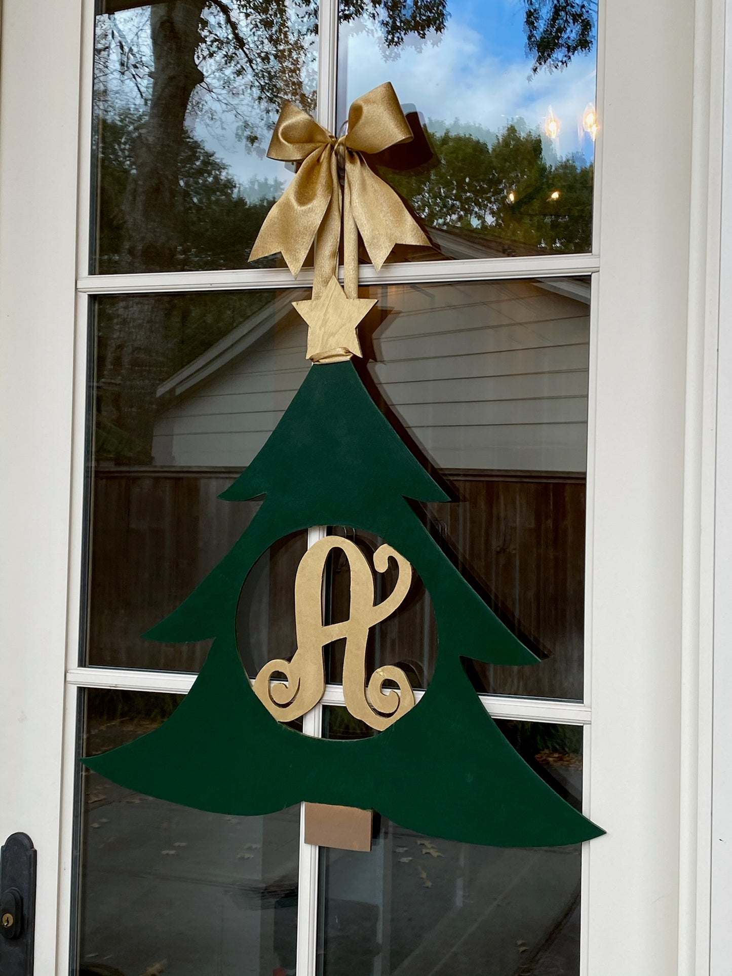 Custom Christmas Tree Monogram