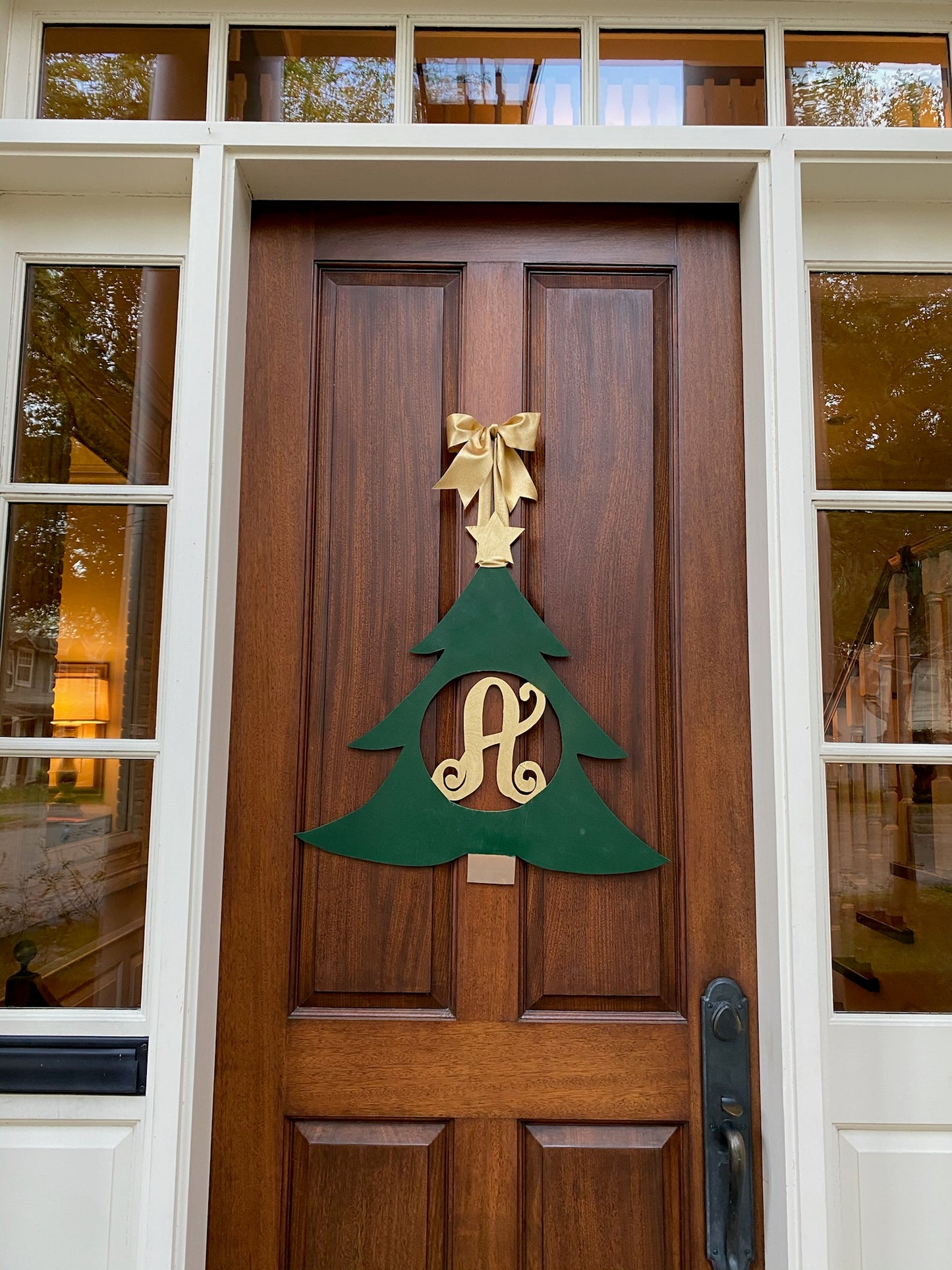 Custom Christmas Tree Monogram