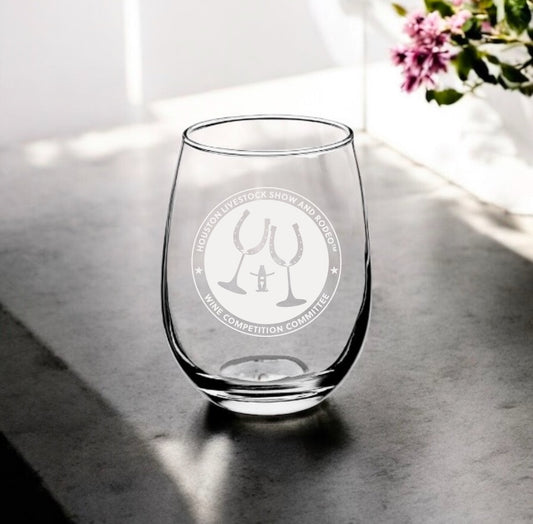 Rodeo Houston Custom Wine Glasses