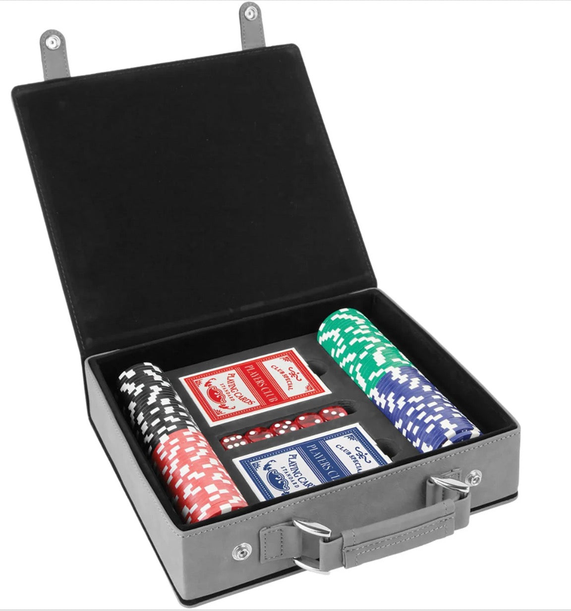 Custom Leather Poker Sets