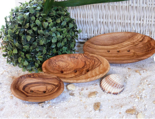 Set of Rustic Soap Dishes