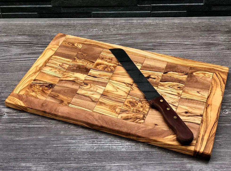 Olive Wood Chopping and Chopping Board