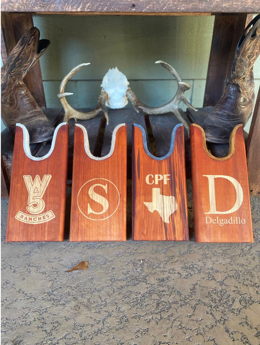 Custom Wooden Boot Jacks