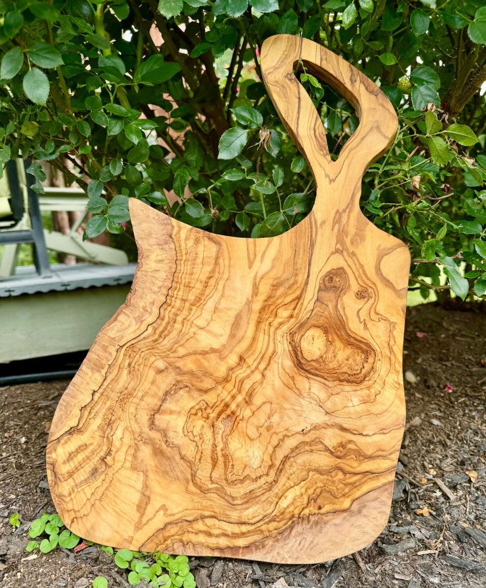 Rustic Olive Wood Cutting Board