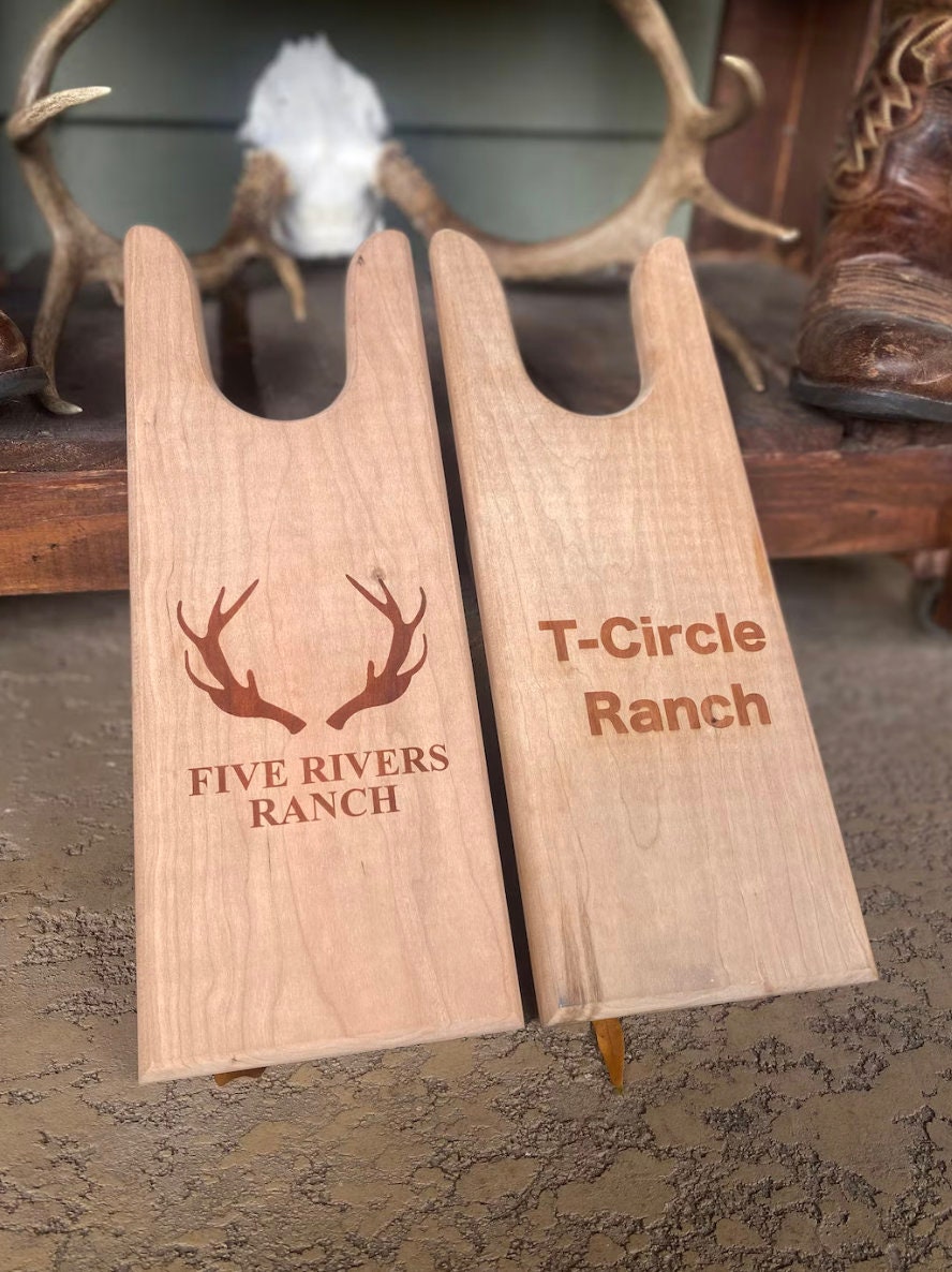 Custom Cherry Wood Boot Jacks