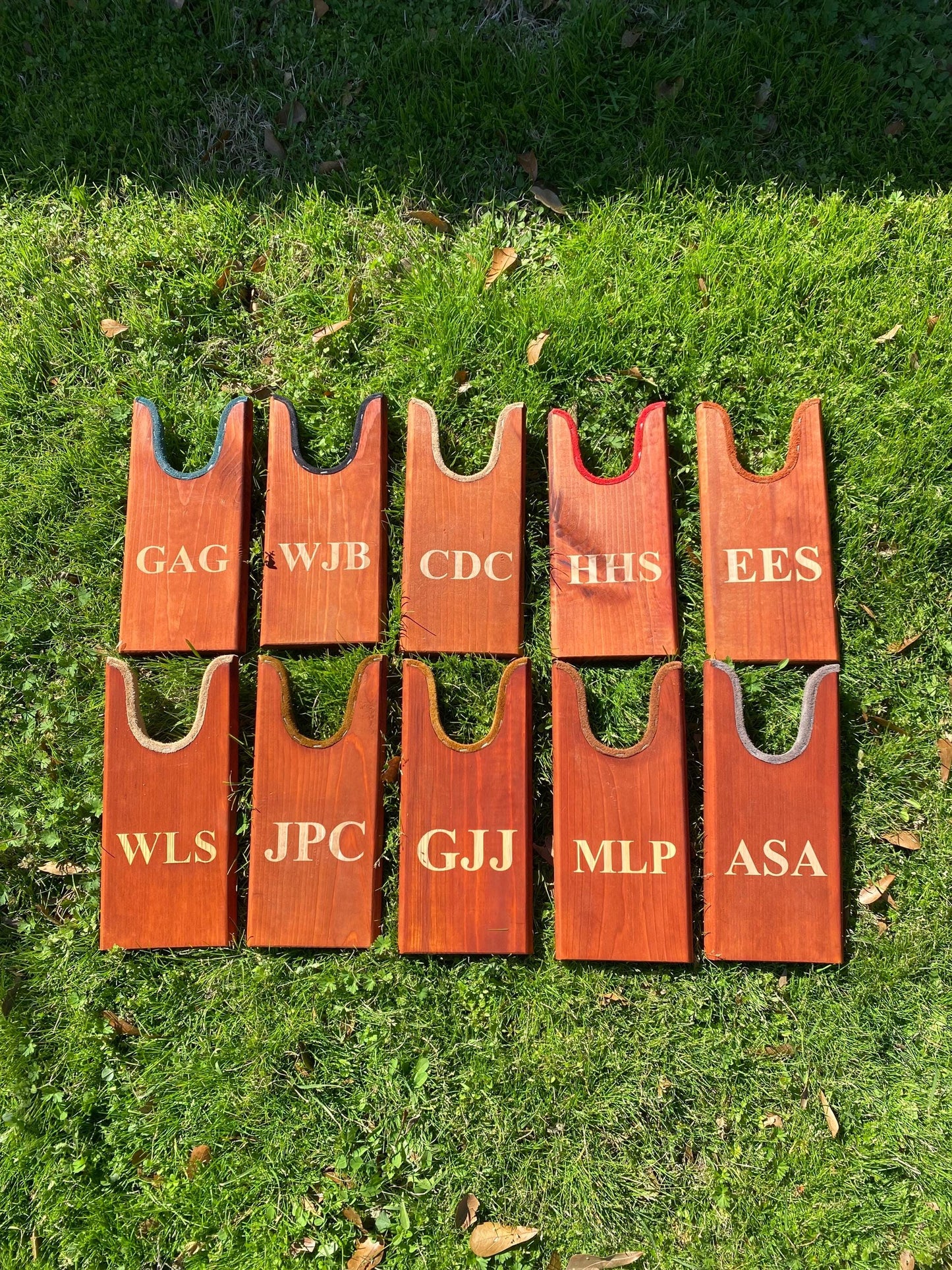 Custom Wooden Initial Boot Jacks