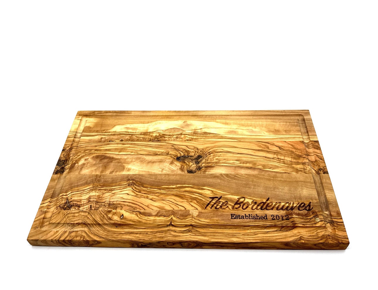 Olive Wood Rectangle Cutting Board- 16 inch