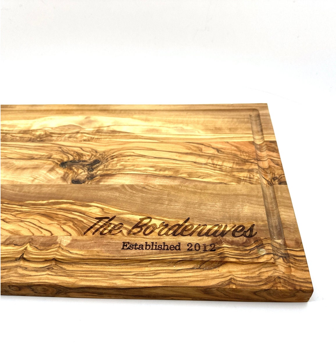 Olive Wood Rectangle Cutting Board- 16 inch