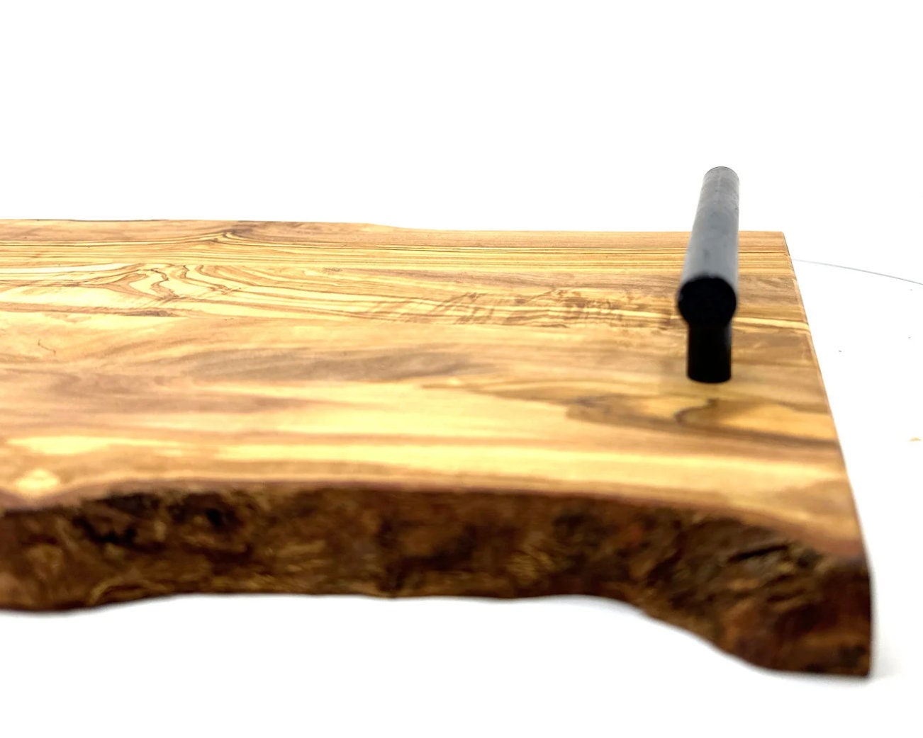 Live Edge Olive Wood Serving Tray- 16.5″ X 8.5″