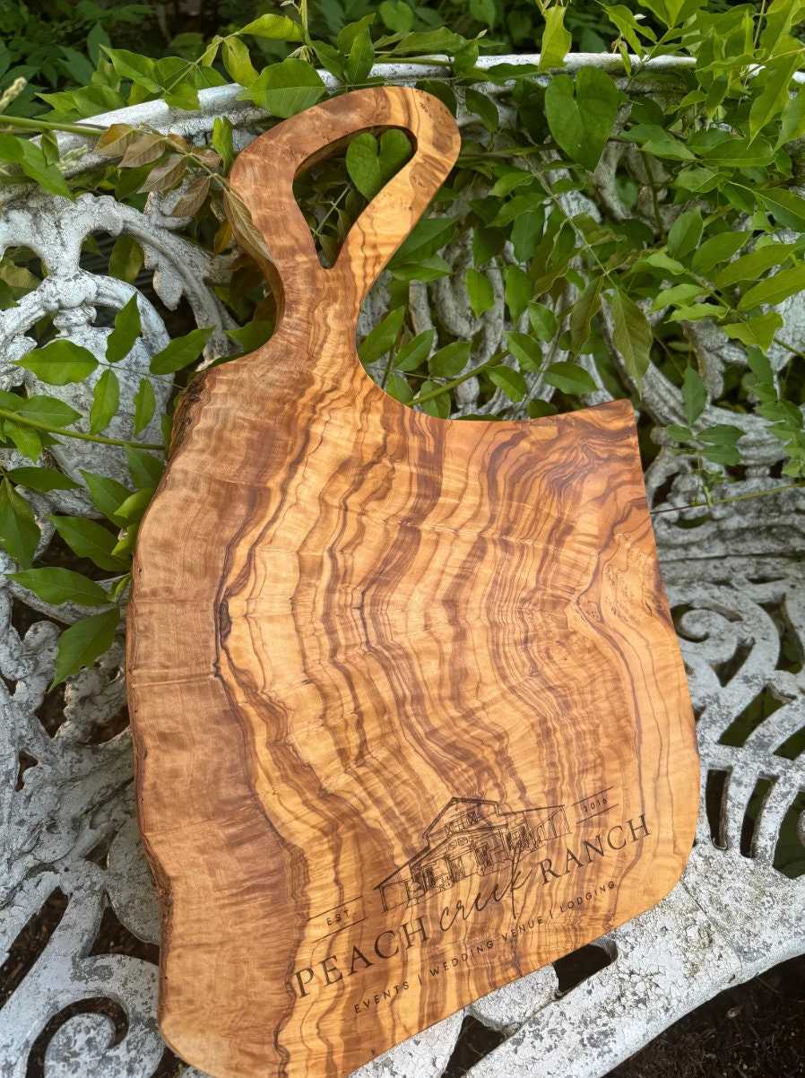 Rustic Olive Wood Cutting Board