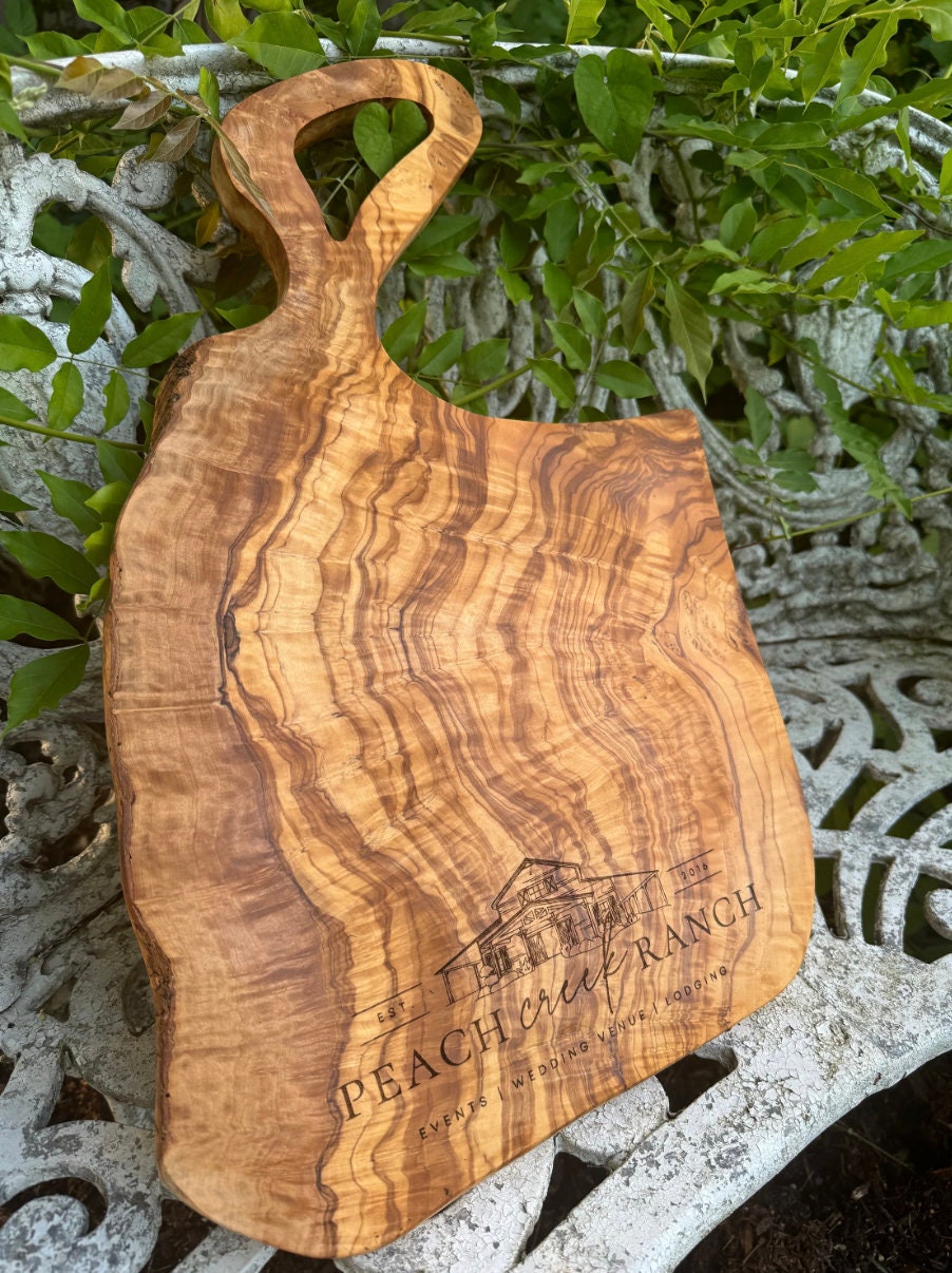 Rustic Olive Wood Cutting Board