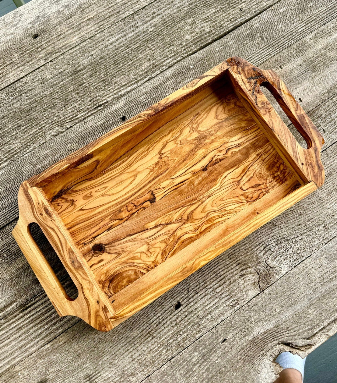 Custom Olive Wood Serving Tray