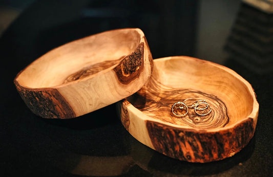 Olive Wood Branch Bowl