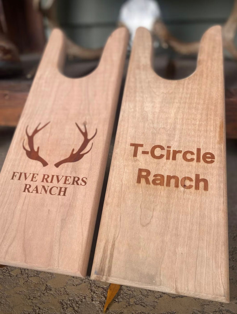 Custom Cherry Wood Boot Jacks