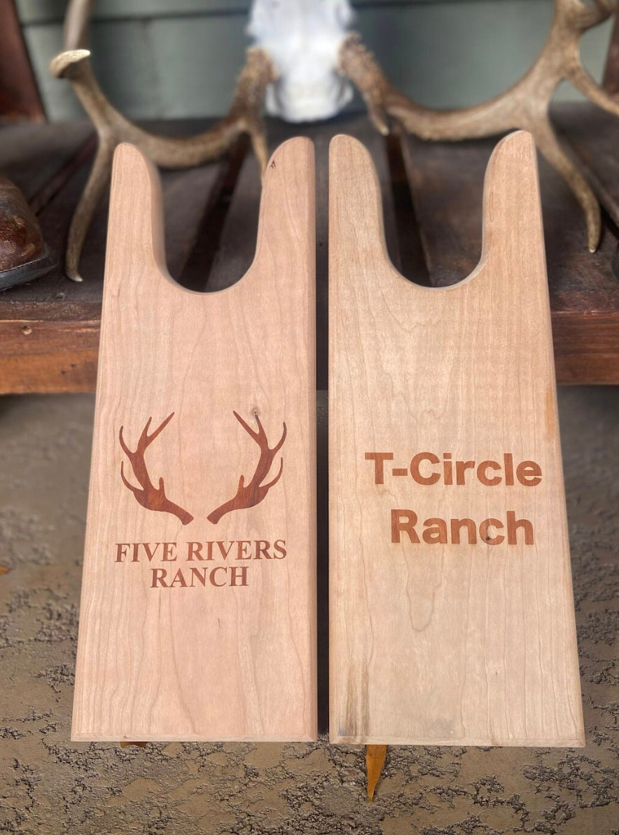 Custom Cherry Wood Boot Jacks