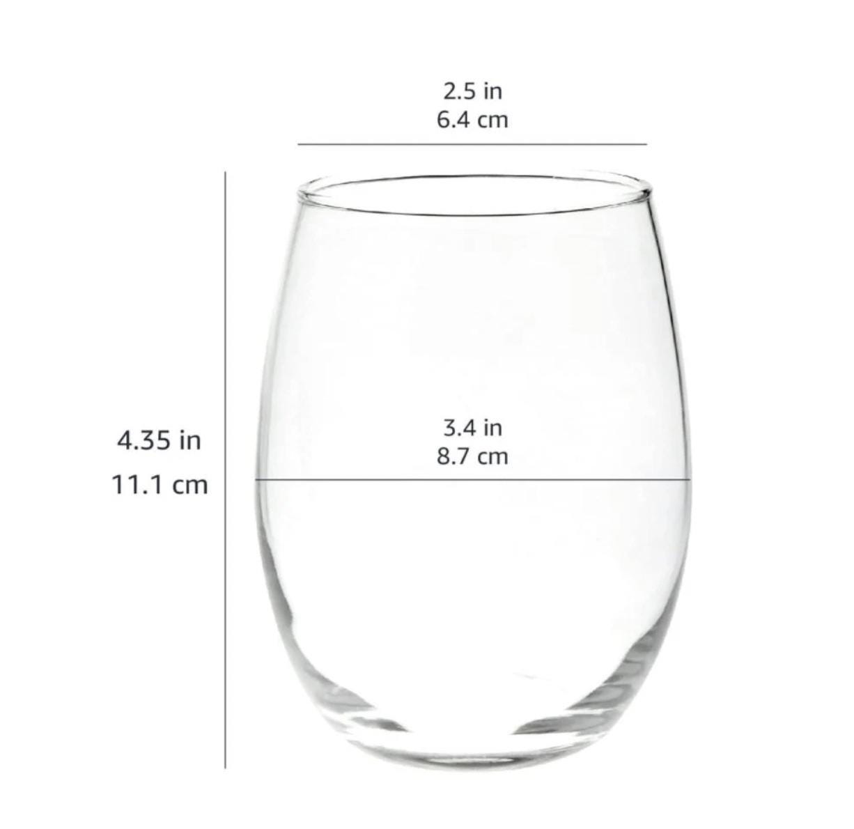 Custom Company Wine Glasses- 15oz