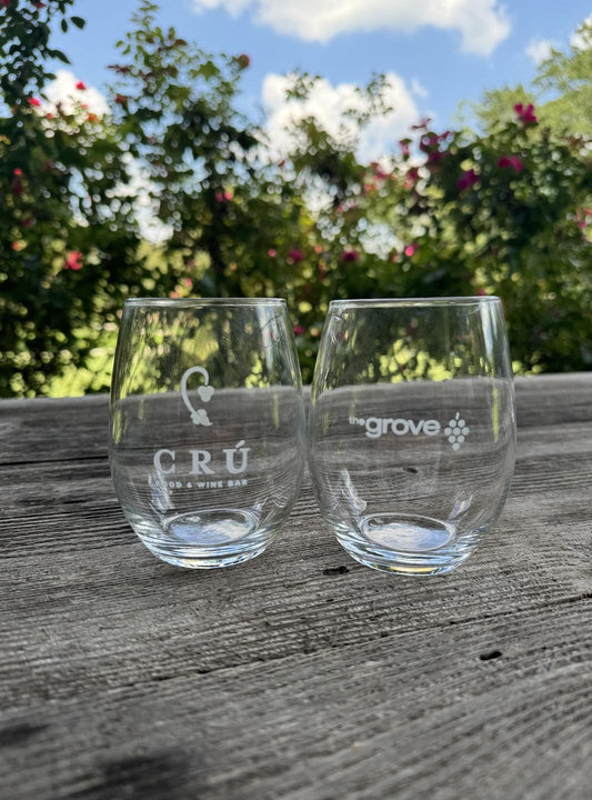 Custom Company Wine Glasses- 15oz