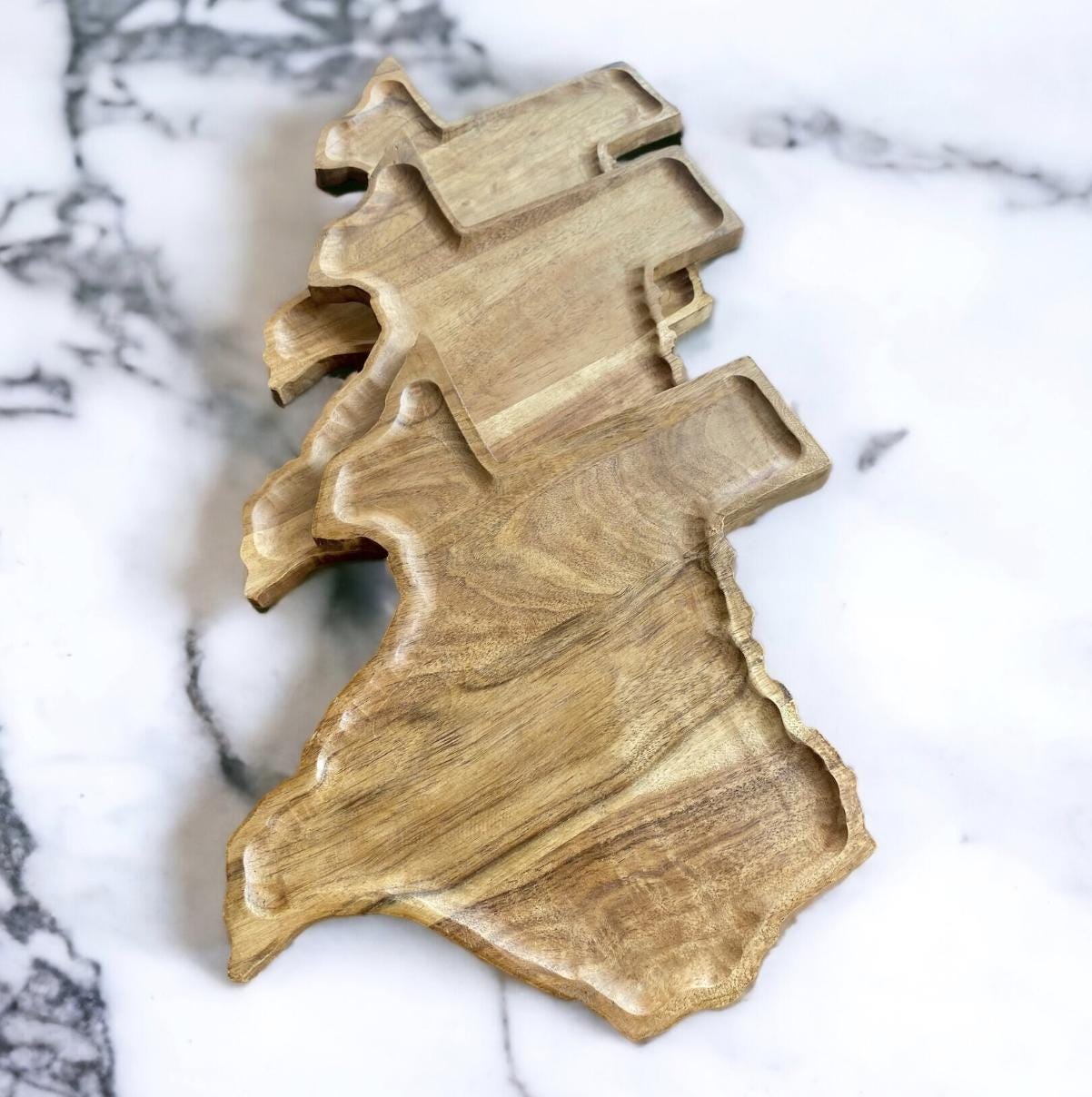 Custom Texas Shaped Serving Tray