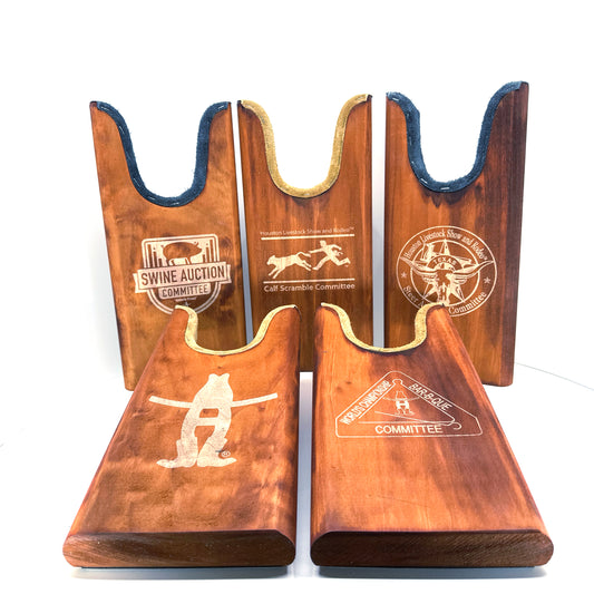 Rodeo Houston Custom Wooden Boot Jacks